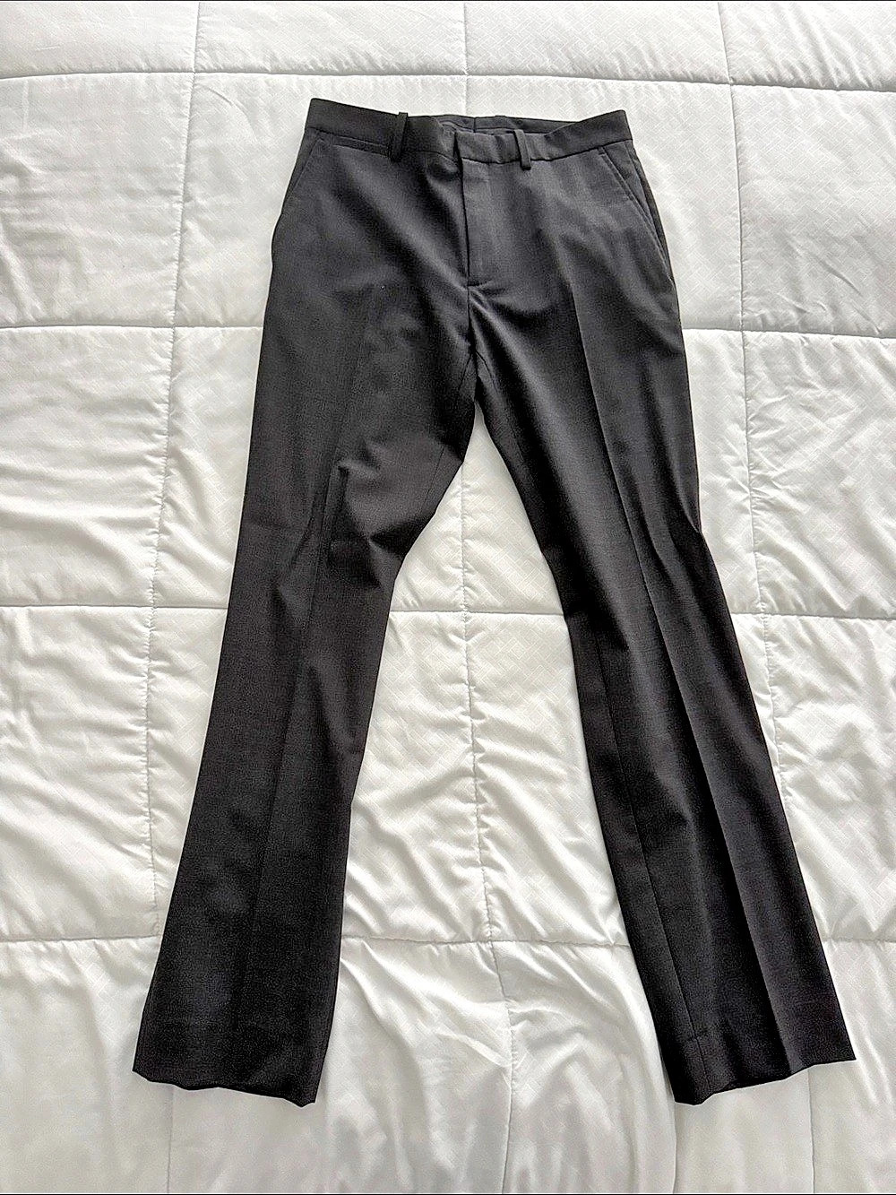 Theory Gray Straight Leg Trousers Size 29 Like New